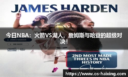 今日NBA：火箭VS湖人，詹姆斯与哈登的超级对决！