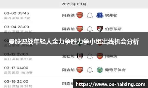 曼联迎战年轻人全力争胜力争小组出线机会分析